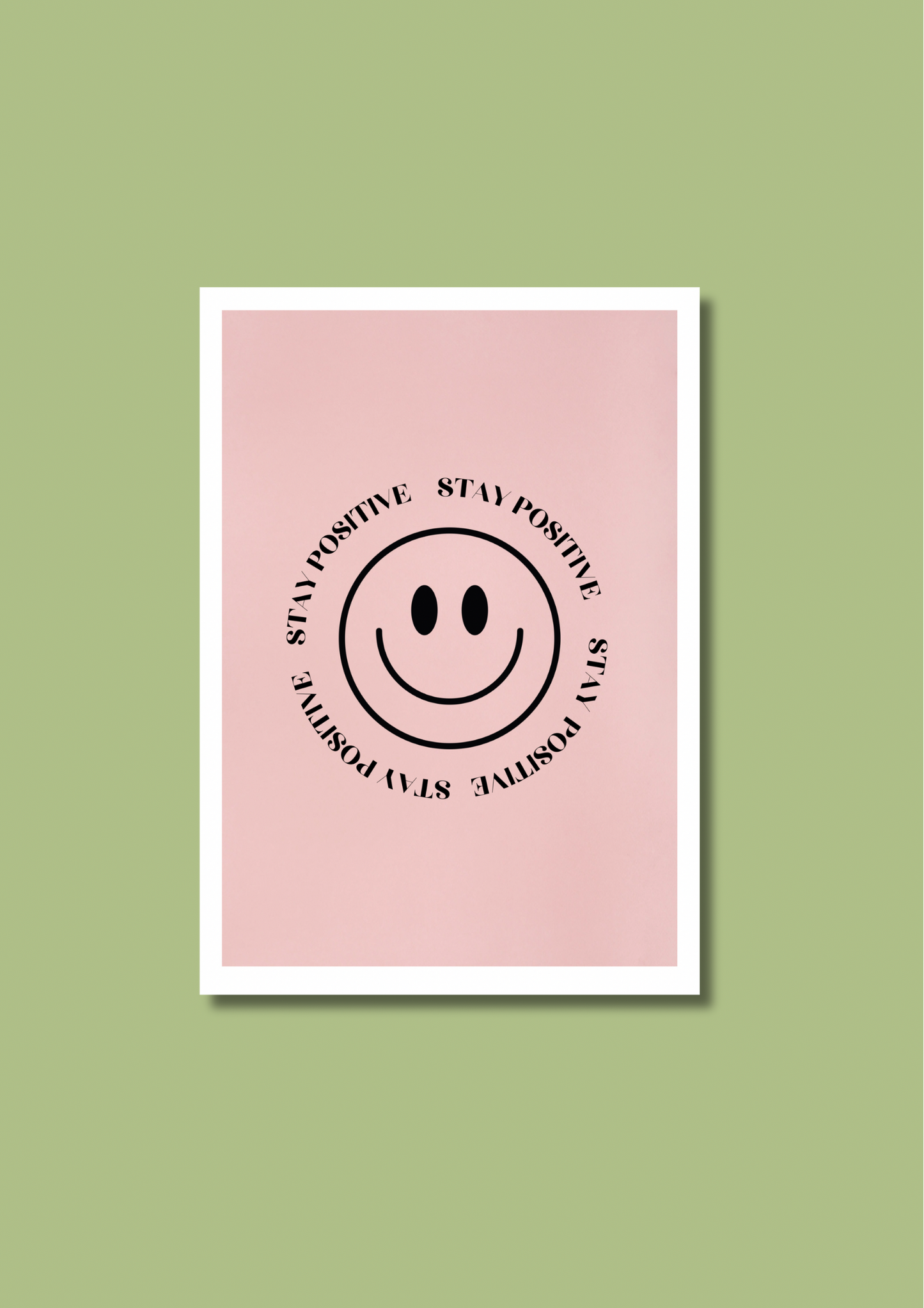 Postkarte Smiley