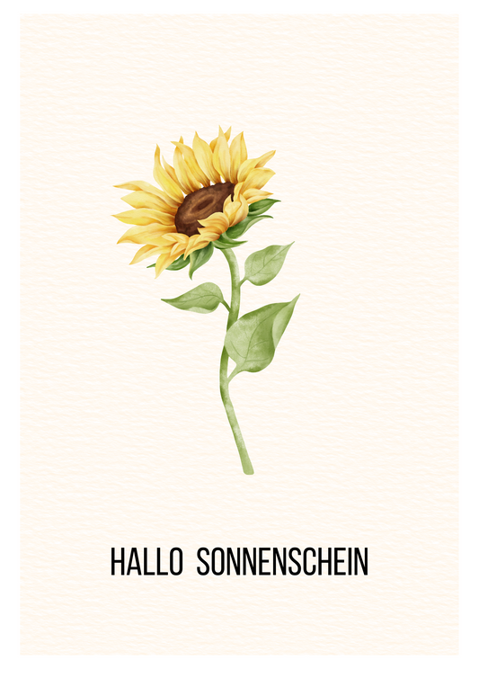 Postkarte Sunshine